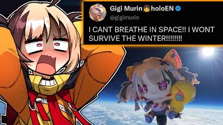Gigi was sent to Space