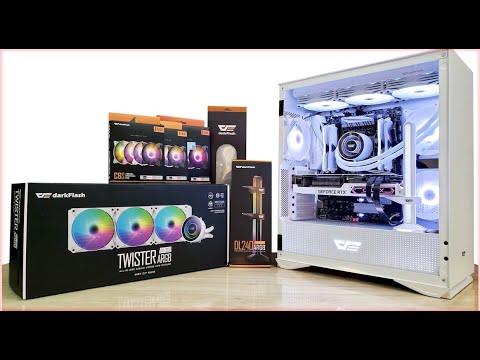 다크플래쉬 모든 ARGB제품 연결방법 1시간짜리영상 / C6S팬연동 / DX-360 / DL240 / LP40 / MH-30