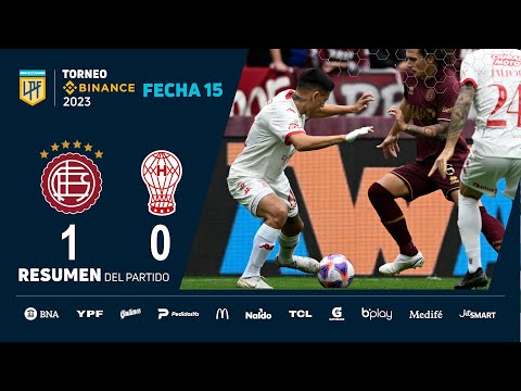 #TorneoBinance 2023 | Fecha 15 | resumen de Lanús - Huracán