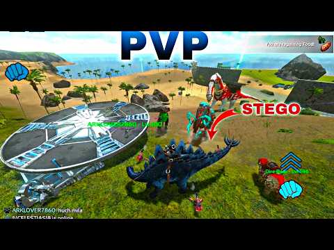 raid stego to the base! - Ark Mobile PvP | S4 EP.7