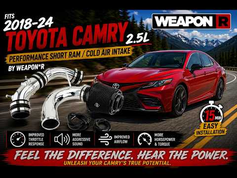 Weapon*R Hybrid Cold Air Intake 2018 Camry 4Cyl