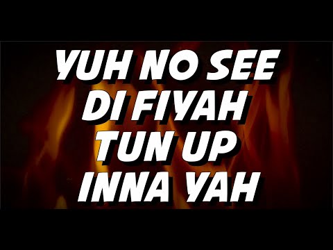 Million Stylez & Dub Akom - Fyah Tun Up - Lyrics video (Akom Records)