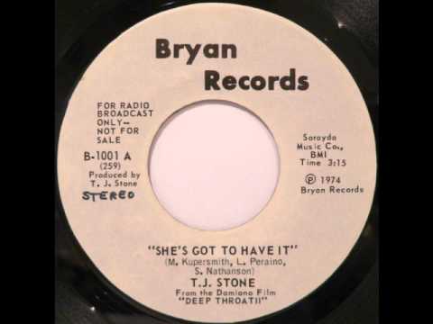 FUNKY SOUL: T.J. Stone - She´s Got To Have It (Stereo) (Sample)