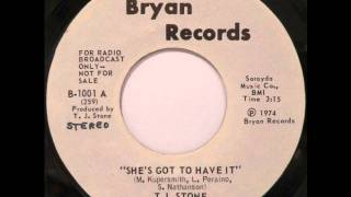 FUNKY SOUL: T.J. Stone - She´s Got To Have It (Stereo) (Sample)