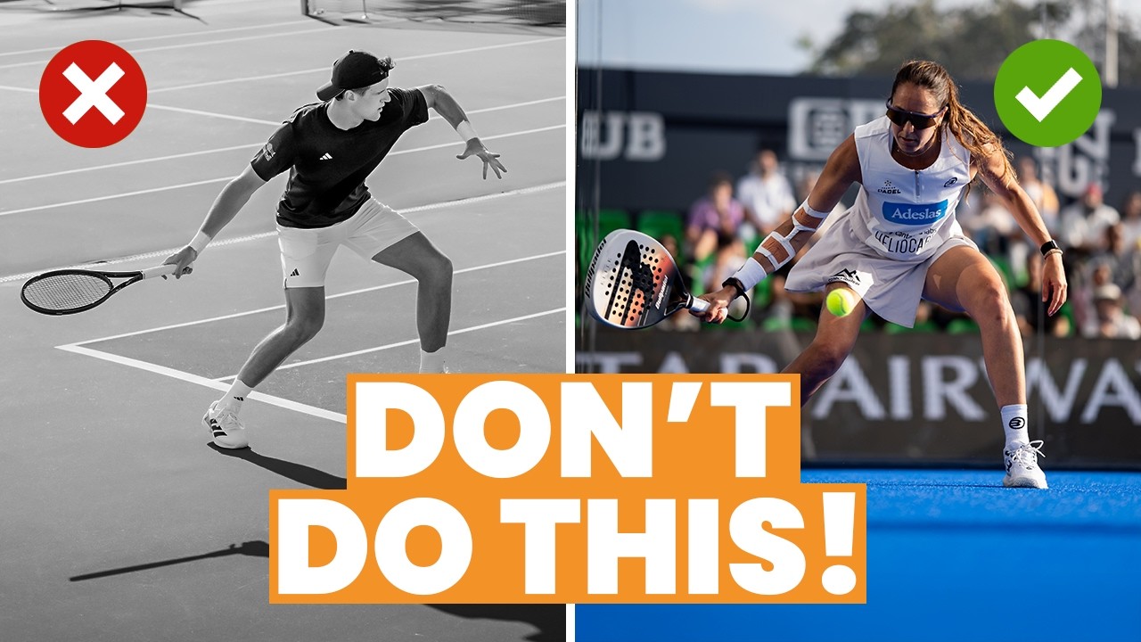Adapting tennis habits for padel tactics