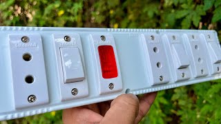 Extreme large switch board connection 😳| A big switch board looping connections |