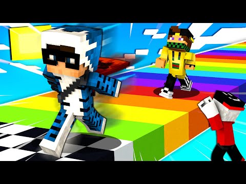 PORTO I MIEI AMICI ALLA GARA DEL PARKOUR DI MINECRAFT - ITA