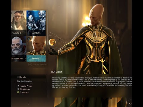 Horatio 2025 Guide. Endless Space 2. For new players. Turns 1 - 86 gameplay.