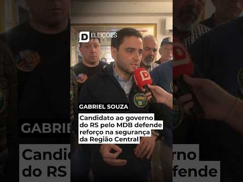 GABRIEL SOUZA (MDB) DEFENDE AUMENTO DO EFETIVO E REFORÇO NA SEGURANÇA NA REGIÃO CENTRAL