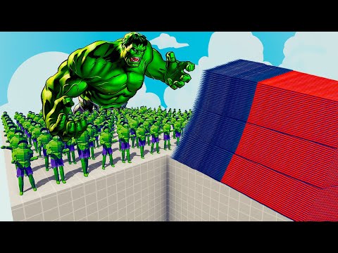 200x HULK + 1x GIANT vs EVERY GOD - Totally Accurate Battle Simulator TABS