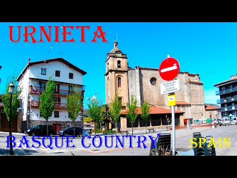 Walk the streets of the city of Urnieta in Spain. Tour through historical and modern places