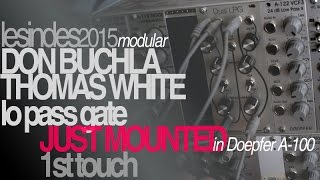 Video thumbnail for Don BUCHLA/Thomas WHITE: DUAL LO PASS GATE // just mounted by LESINDES