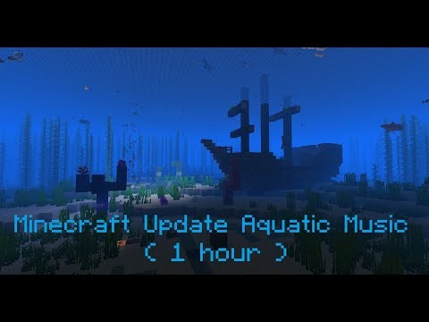 Minecraft 1.13 Update Aquatic Music ( Full Music ) ( 1 hours )