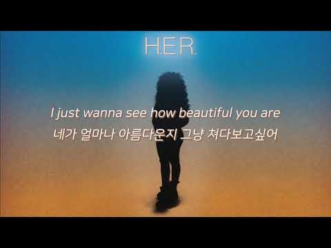 "인생이 영화라면, 네가 내 최고의 순간이야" Best Part - H.E.R (ft.Daniel Caesar) [가사/해석/가사해석/Lyrics/Kor/Eng]