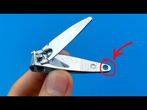 Many people do not know this secret use of nail clippers!
