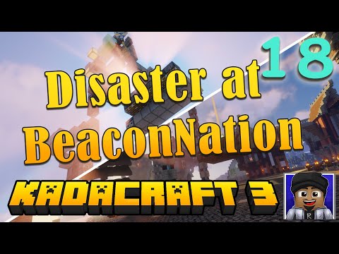 Kadacraft 3: Episode 18 - Disaster at BeaconNation (Pinoy Minecraft SMP) Java 1.16.4