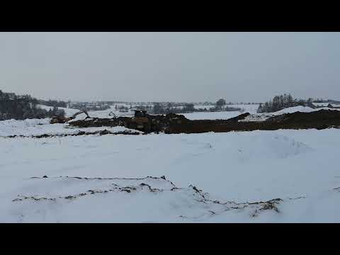 Prace ziemne w km 624+200