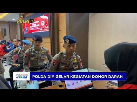 POLDA DIY GELAR DONOR DARAH HUT KE 73 HUMAS POLRI