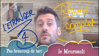Résumé complet de l'Etranger, de Camus (Partie II, chap.4-5)