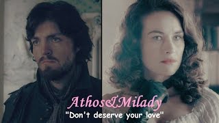 Athos & Milady II "Don't deserve your love"
