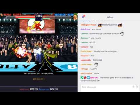 SaltyBet: Aokiji Kuzan Vs. Roronoa Zoro