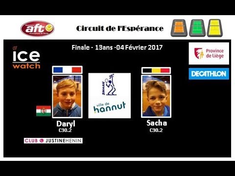 Tennis / Daryl MAURICE - 2018-02-04_Smash2000 Finale U13 TOP15 Daryl vs Sacha 6463 tennis