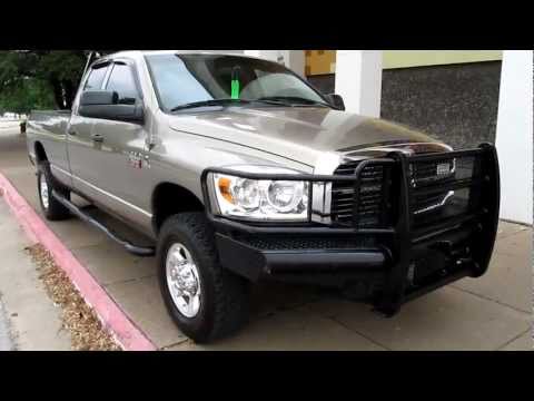 2008 Dodge ram 2500 4x4, diesel, Six speed Auto, Ranch Hand Bumper
