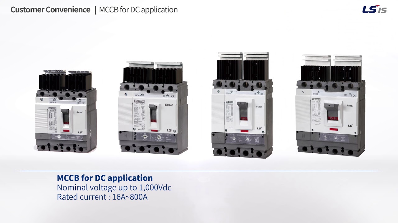 LS ELECTRIC Susol Molded Case Circuit Breaker (MCCB) IEC/UL