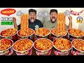 10X MAGGI KOREAN NOODLES EATING CHALLENGE SPICIEST MAGGI KOREAN NOODLES COMPETITION Ep 725