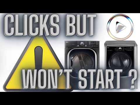 ⚠️ Gas Dryer Clicks But Won’t Start? Fix Kenmore Elite & LG Today!