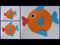 DIY Craft - How to make Paper Fish🐟🐬 Paper Circle Fish Craft🐟🐬Paper Project for Kids