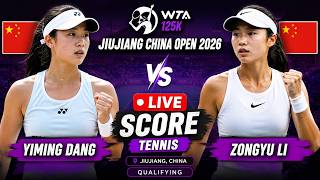 Download lagu Yiming Dang vs Zongyu Li 🎾LIVE SCORE TENNIS 125K JIUJIANG CHINA OPEN 2026 | Qualifying mp3