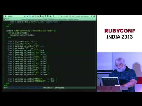 RubyConf India 2013 Kata and Analysis by Jim Weirich