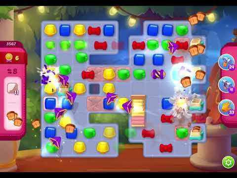 HomeScapes Level 3567 no boosters (15 moves)