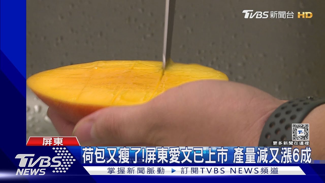 荷包要瘦了! 　愛文芒果今夏漲6成　玉荷包漲2成