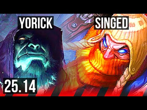 YORICK vs SINGED (TOP) | KR Master | 25.14