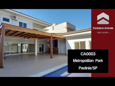 Sobrado de 358m² (Venda e Locação) - Condomínio Metropolitan Park (Paulínia/SP)