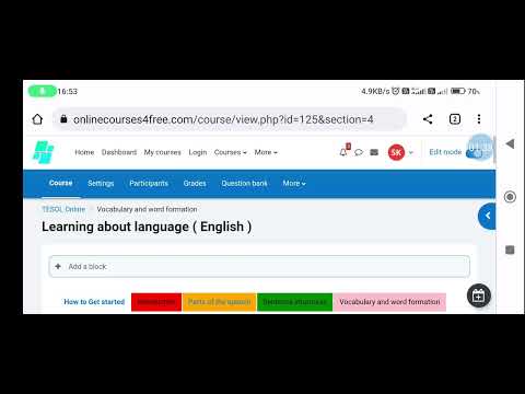 Learning about language overview.