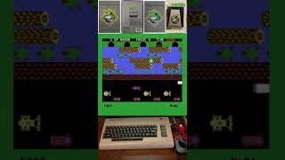 Frogger 1981. Parker Brothers version ported to the C64 in 1983.
