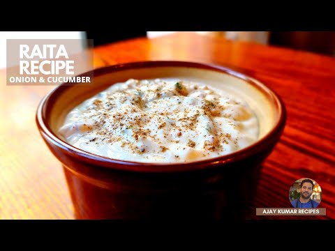 Raita Recipe | Onion and Cucumber Raita