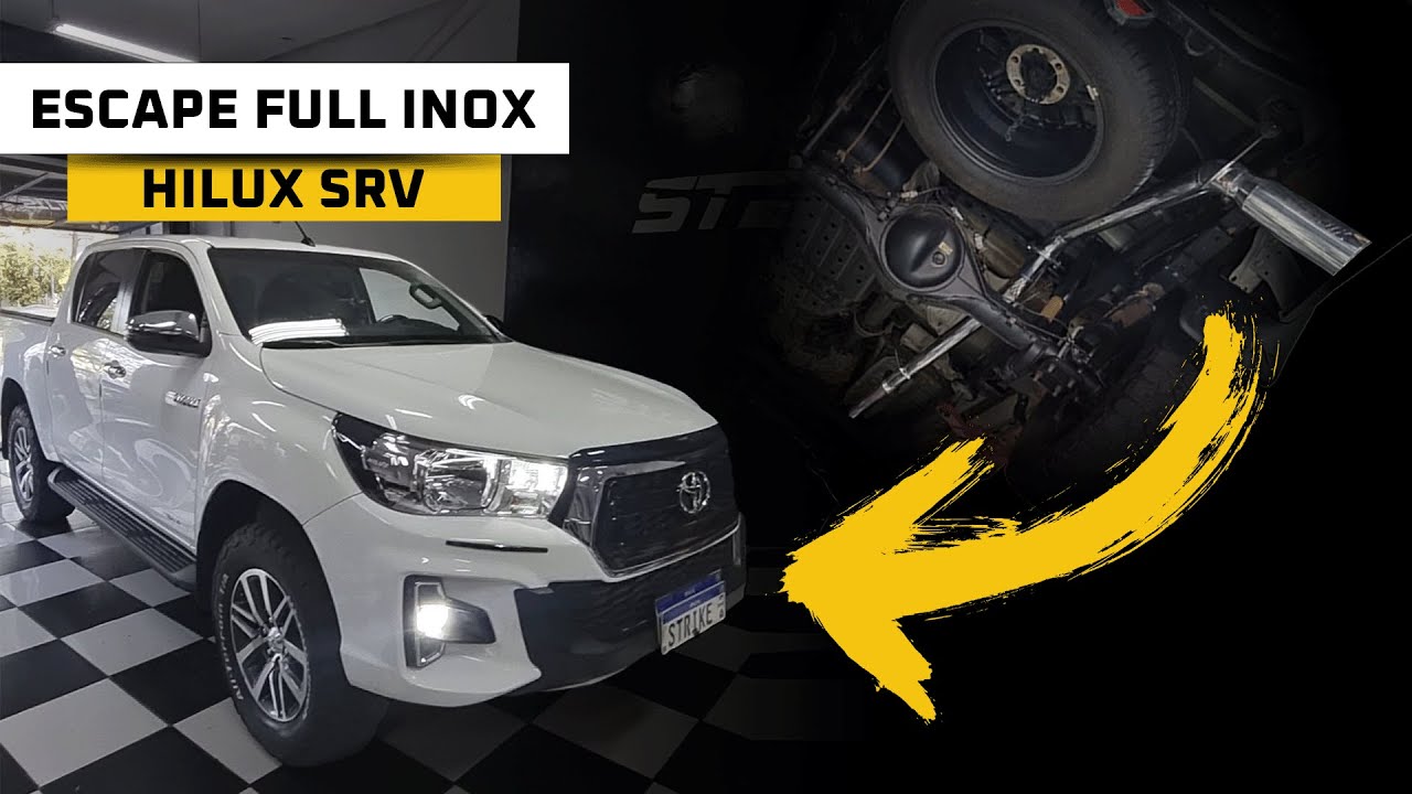 INSTALAMOS ESCAPE FULL INOX NA HILUX SRV!