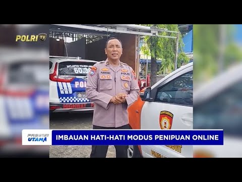 IMBAUAN WASPADA MODUS PENIPUAN ONLINE OLEH IPDA PURNOMO PERSONEL POLRES LAMONGAN
