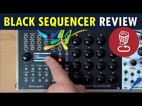 Erica Synths Black Sequencer Eurorack Module 2014 - 2020 - Black image 2