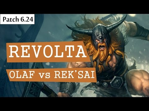 kStars Revolta - Olaf vs Rek' Sai - Jungle | Lol Br Pro Replays