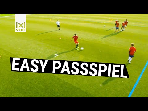 Schattenspiel: Trainiere Passspiel, Freilaufen und die Ballmitnahme ⚽️