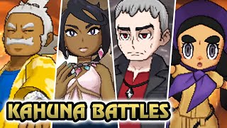 Pokemon Sun & Moon - All Kahuna Battle (HQ)