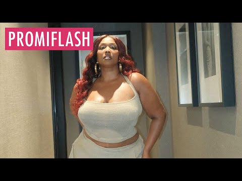 Video Thumbnail: Schlanke Lizzo flasht Fans mit glitzerndem Minirock-Auftritt
