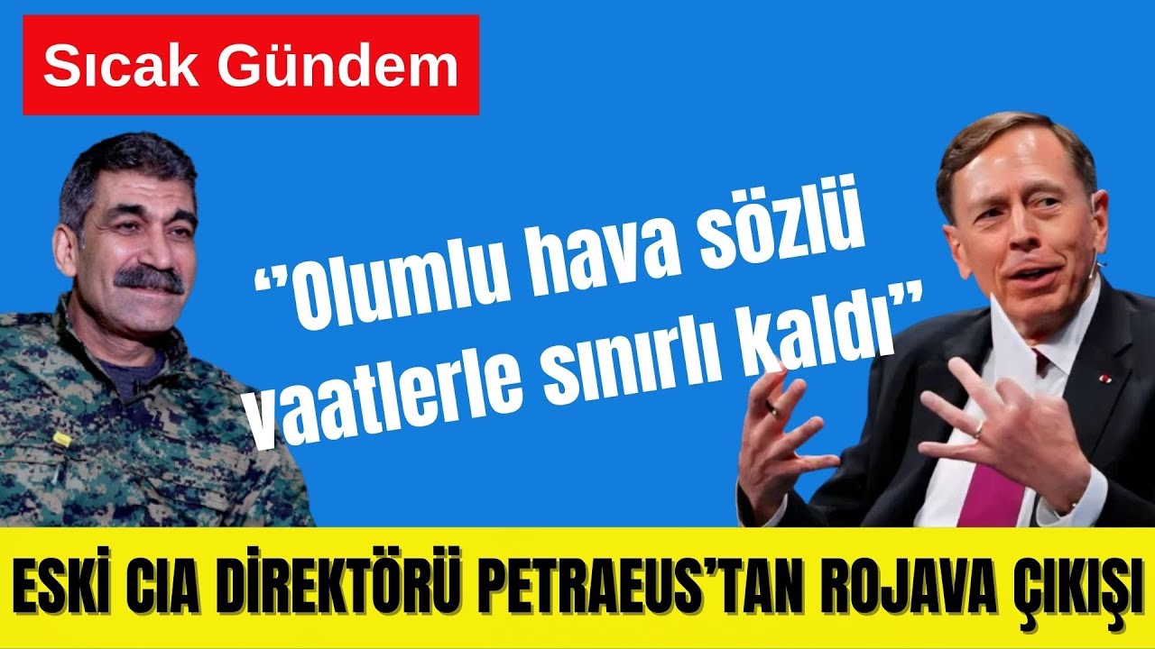 Eski CIA Direktörü General David Petraeus, Rojava için ne önerdi?