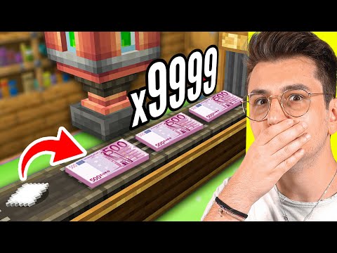 ILLEGAL PRINTING of MONEY! - CreateCraft Minecraft ITA
