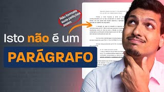 🤔O que realmente define um parágrafo? Você provavelmente aprendeu errado.
